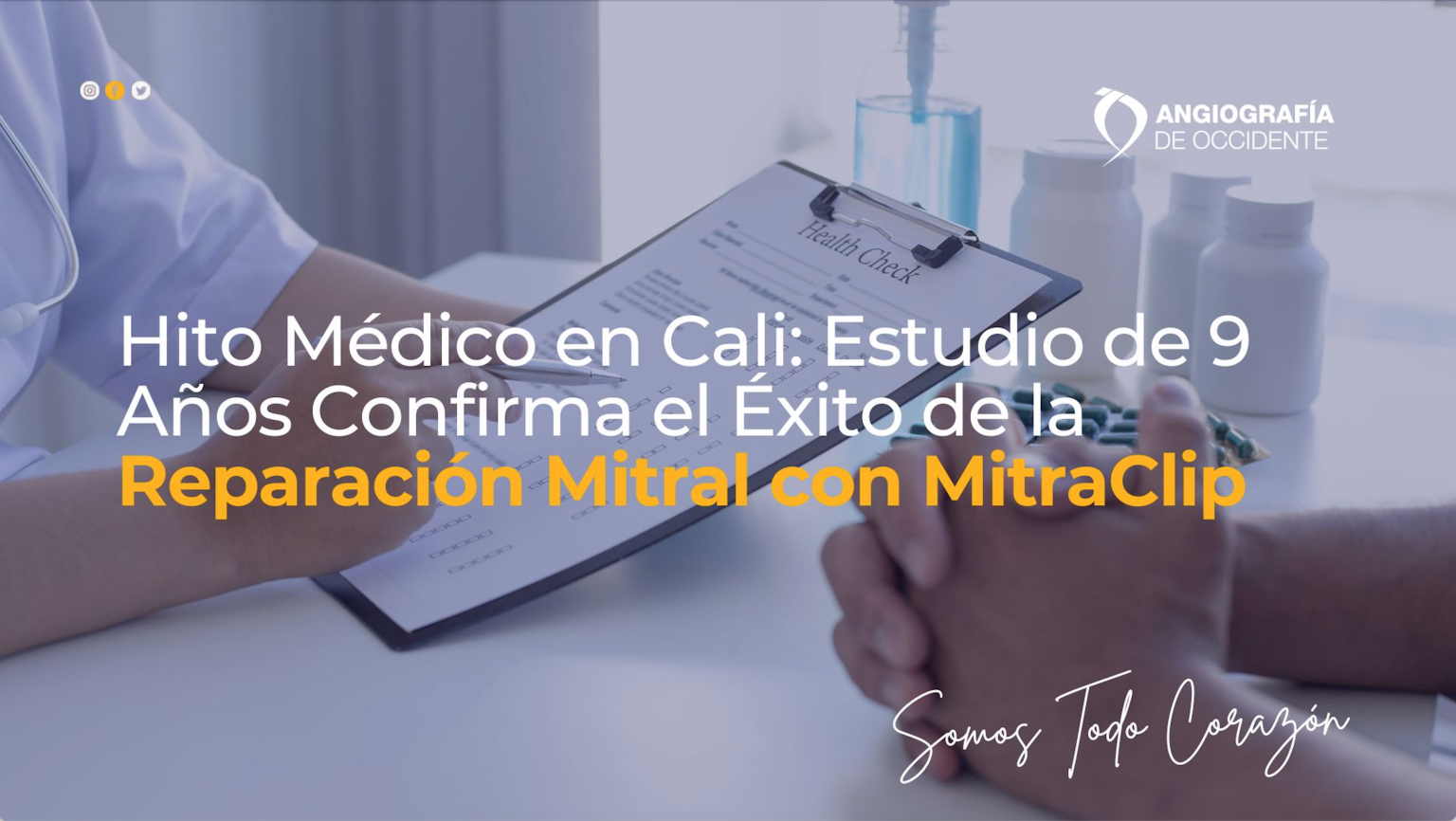 Hito Médico en Cali: Estudio de 9 Años Confirma el Éxito de la Reparación Mitral con MitraClip